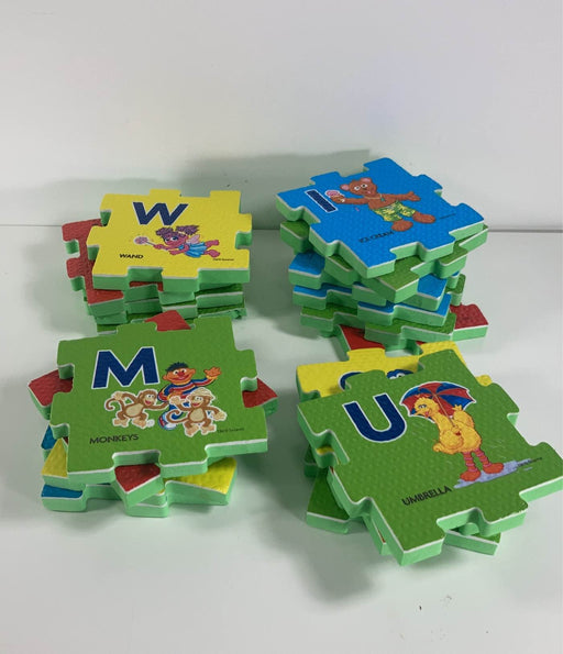 used Sesame Street Alphabet Foam Floor Puzzle