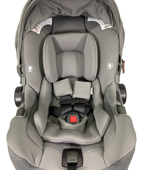 secondhand Nuna PIPA rx Infant Car Seat with RELX Base, Granite, 2021