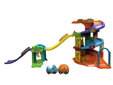 used VTech Go! Go! Smart Wheels Spinning Spiral Tower With Cars