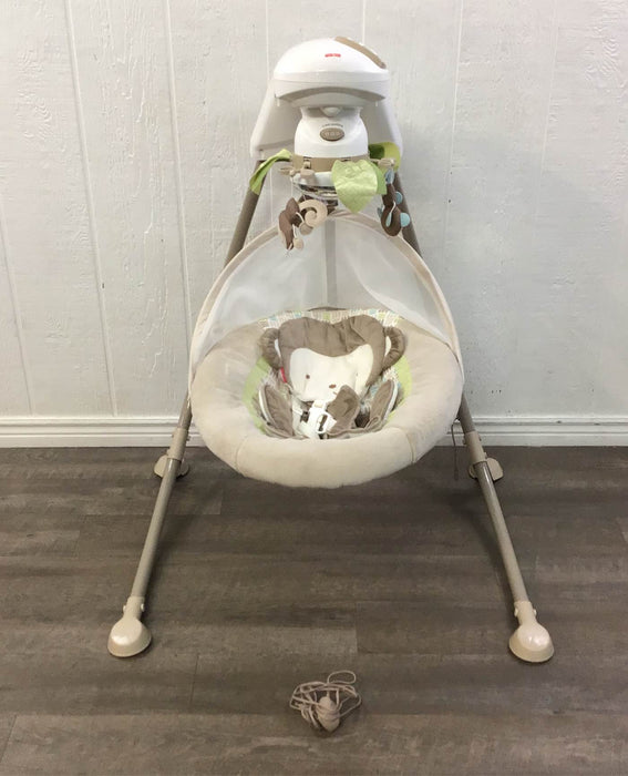 used Fisher Price Cradle 'n Swing, My Little Snugamonkey 