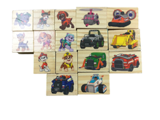 secondhand Melissa & Doug Paw Patrol Wooden Stamps Activity Set