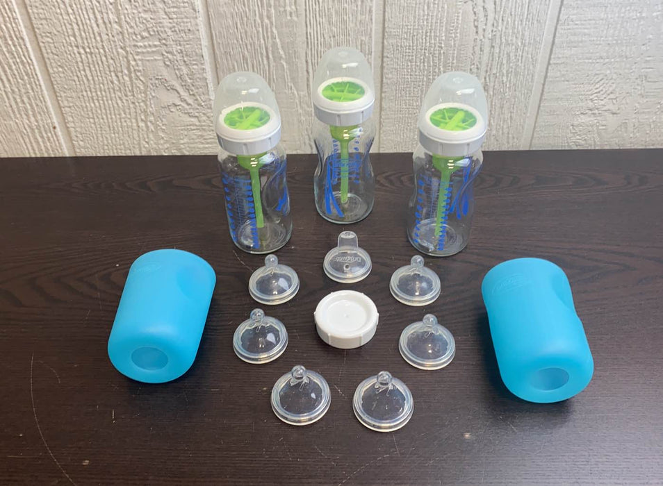 Shop Dr. Brown's Options+ Anti Colic Wide Neck Glass Bottles 3-Pack, 9 oz/270 ml at GoodBuy Gear
