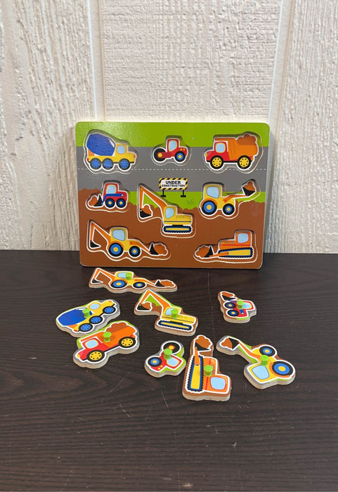 secondhand Horizon Group USA Wooden Peg Puzzle