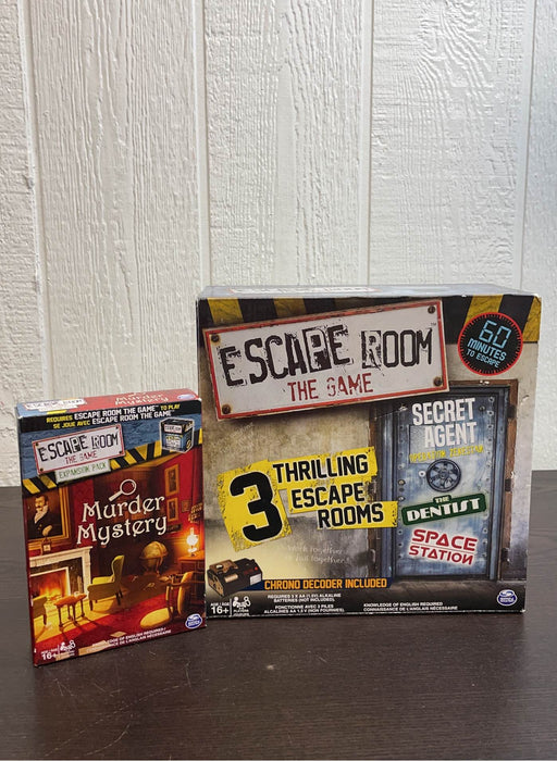 used SpinMaster Escape Room Game Bundle