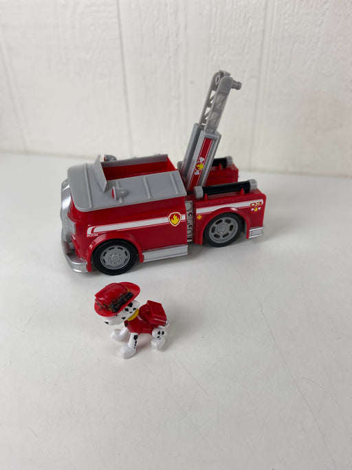 used Paw Patrol Fire Engine With Marshall Toy