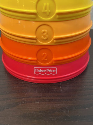 Fisher Price Brilliant Basics Stack And Roll Cups