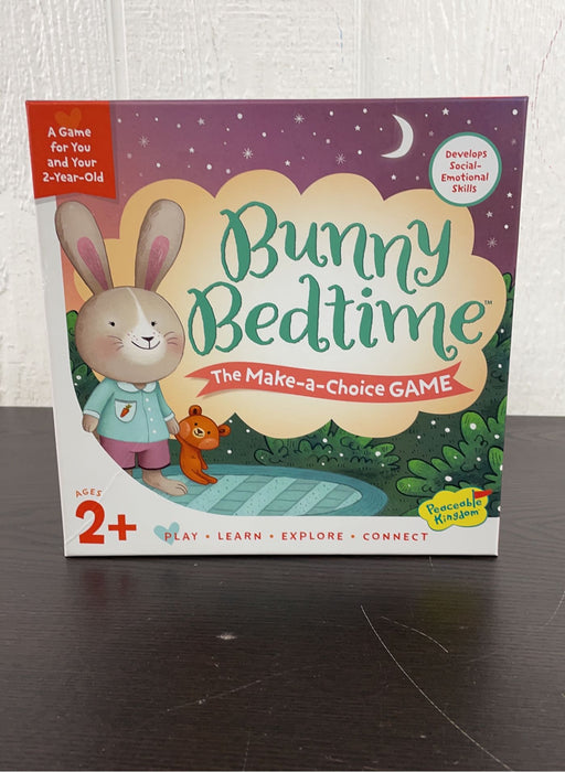 used Peaceable Kingdom Bunny Bedtime The Make a Choice Game