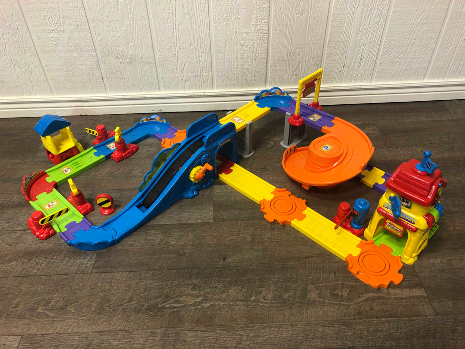 secondhand VTech Go! Smart Wheels Train Station Playset