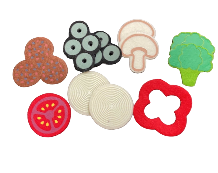 secondhand Melissa & Doug Felt Play Pizza