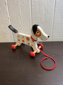 secondhand Janod Crazy Rocky Dog Pull Along Toy