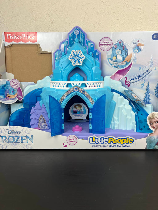 secondhand Fisher Price Little People Disney Frozen Elsa Palace Playset