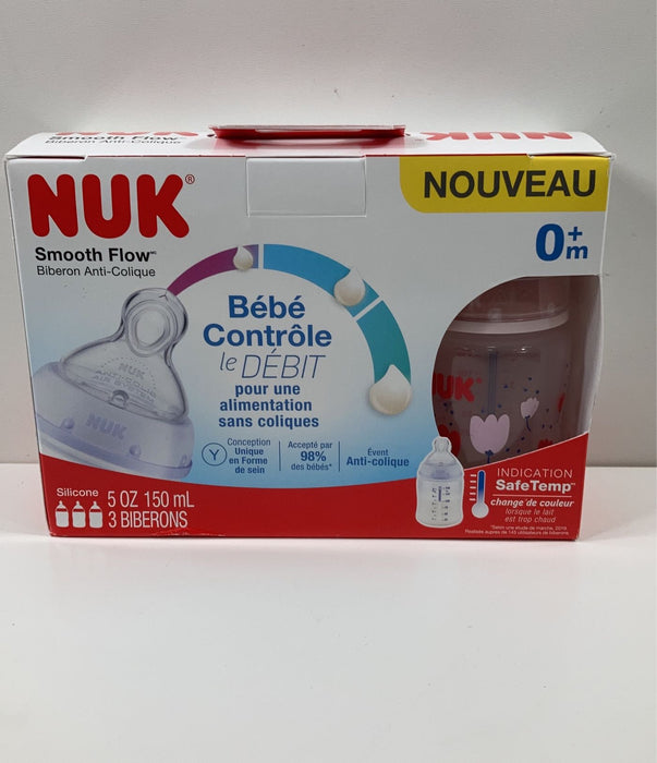 Shop NUK Smooth Flow Anti-Colic Bottle, 5 oz, 3-Pack at GoodBuy Gear