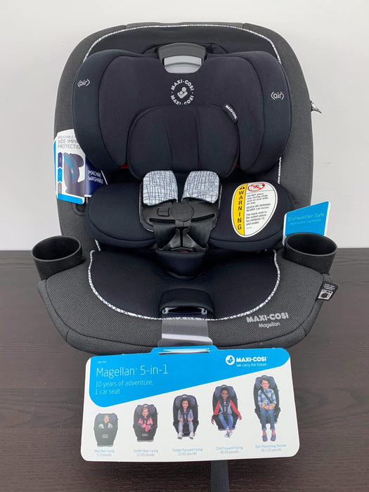 used Maxi-Cosi Magellan 5 in 1 Convertible Car Seat, 2019, Ink Etch