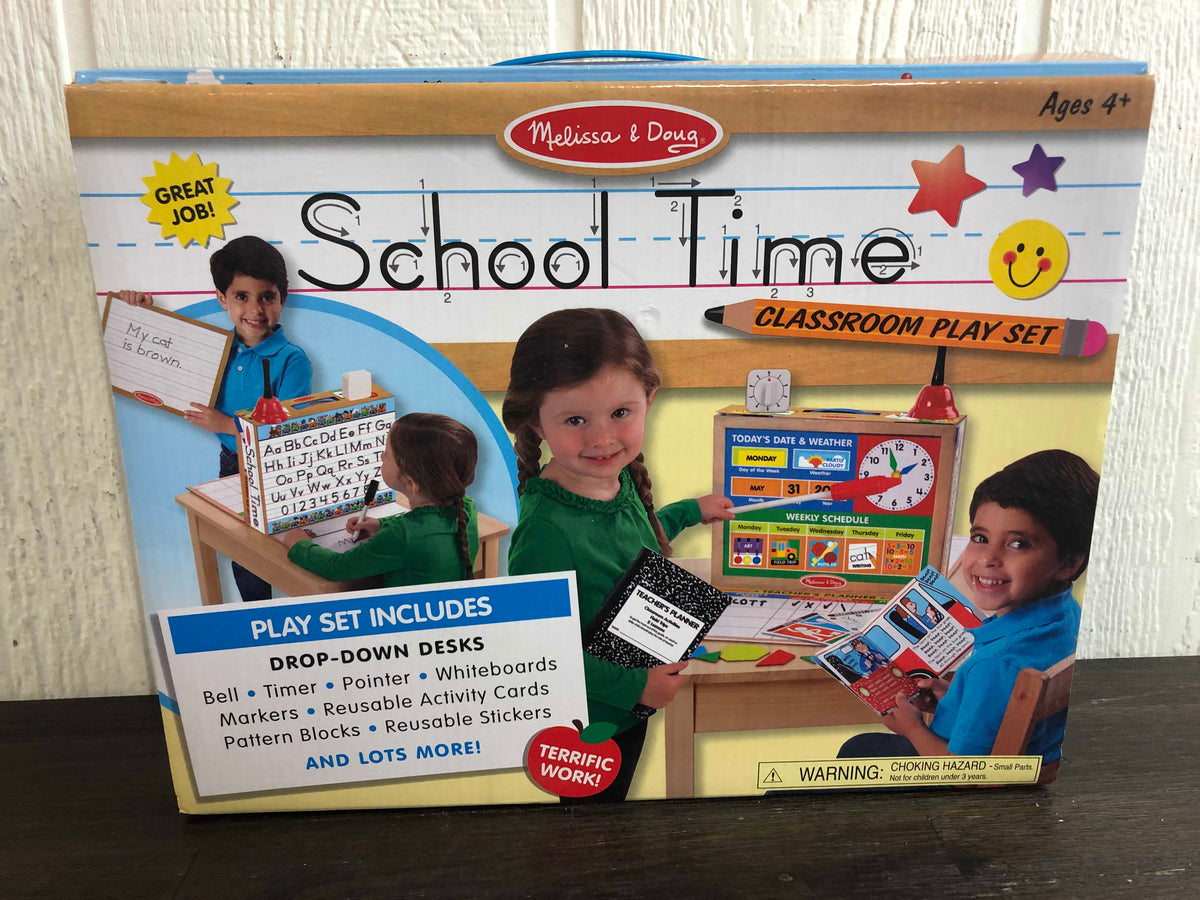 Melissa & Doug School Time! Classroom Play Set — GoodBuy Gear