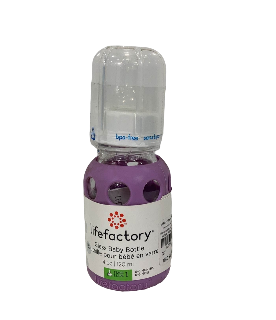 Lifefactory Glass Bottle with Protective Sleeve, 4oz — GoodBuy Gear