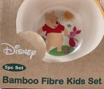 secondhand Disney 5-Piece Bamboo Feeding Set, Winnie The Pooh