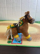 used Melissa & Doug Train & Jump Horse Show Play Set