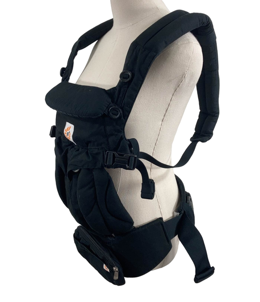 used Ergobaby Omni 360 Cotton Baby Carrier, Pure Black