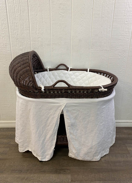 Pottery barn bassinet sales bedding