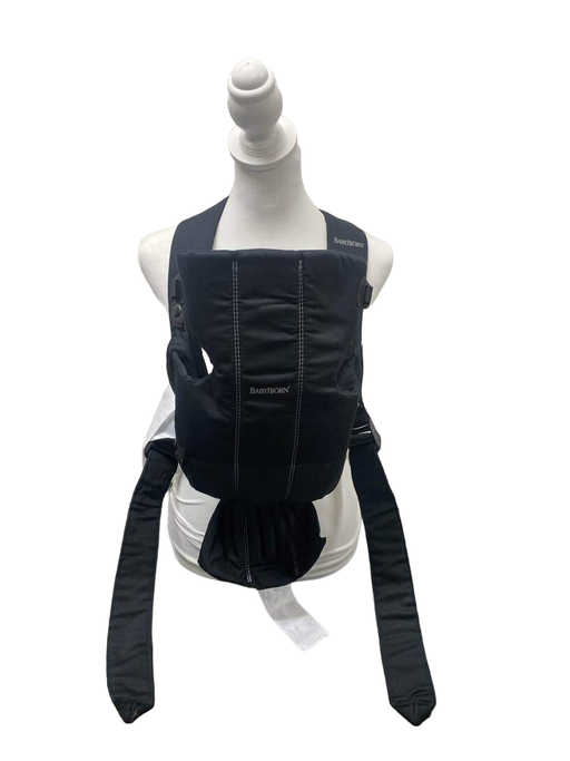 used BabyBjorn Baby Carrier Mini, Black Cotton