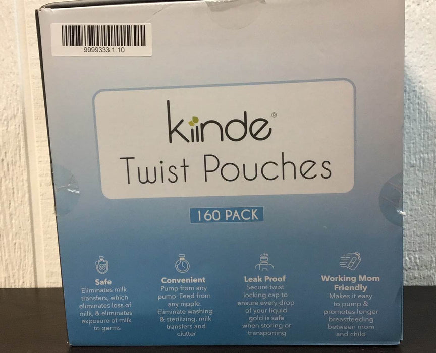 used Kiinde Twist Pouches, 6oz, 160 Pack