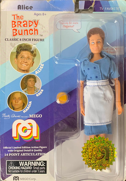 secondhand Mego Corp Brady Bunch 8” Figure, Alice