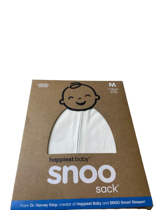 used Happiest Baby SNOO Sack, Medium (12-18 lbs), Ivory