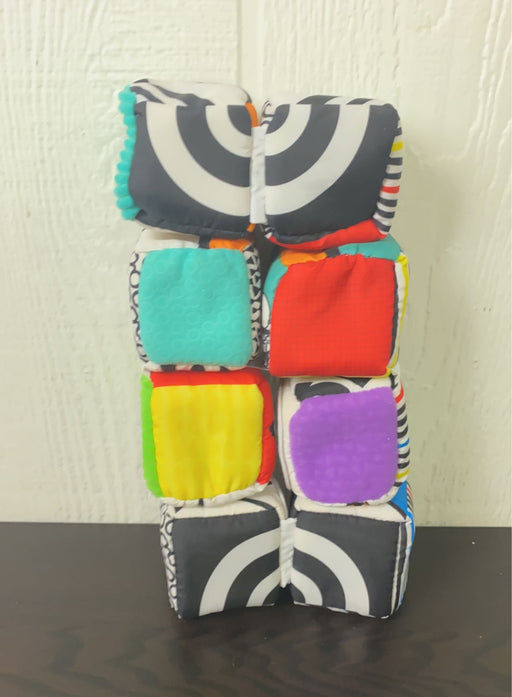 secondhand Baby Einstein Infinity Block High Contrast Soft Block Toy