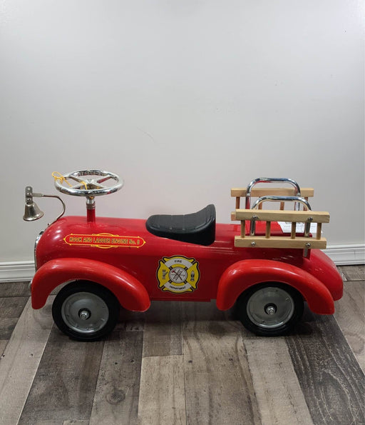 secondhand KidWise Fire Engine ScooSter Riding Toy