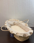 used Badger Basket Natural Moses Basket with Hood