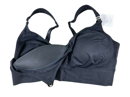 secondhand Momcozy Hands-Free Nursing And Pumping Bra, 2XL, Black