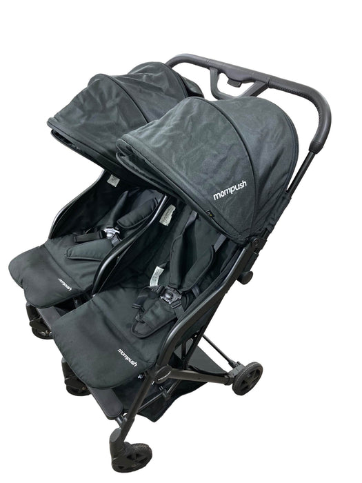 used Mompush Lithe Double Stroller, 2021, Black