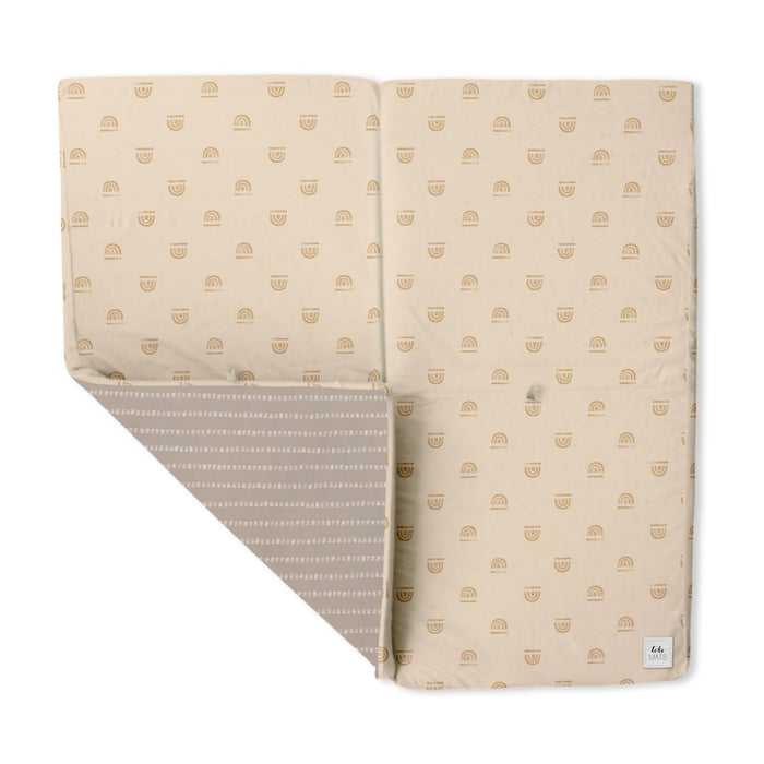 Shop Toki Kids Standard Padded Play Mat 40" x 40", Rainbow peach at GoodBuy Gear