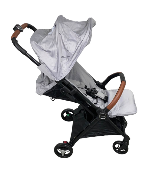 secondhand Silver Cross Jet Compact Stroller, 2022, Sterling Silver