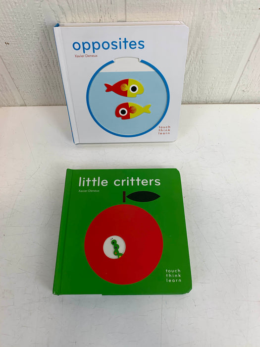 Shop BUNDLE Board Books, Xavier Deneux think touch learn Series at GoodBuy Gear