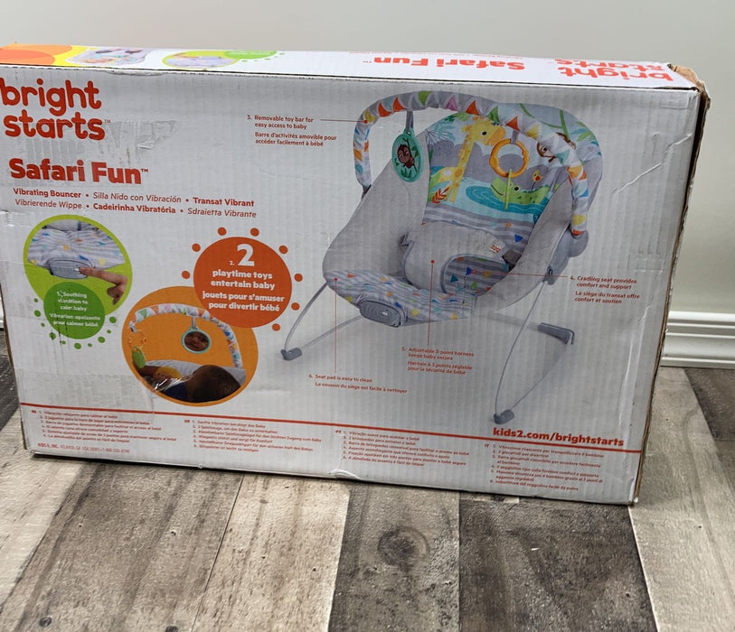 secondhand Bright Starts Safari Fun Vibrating Bouncer