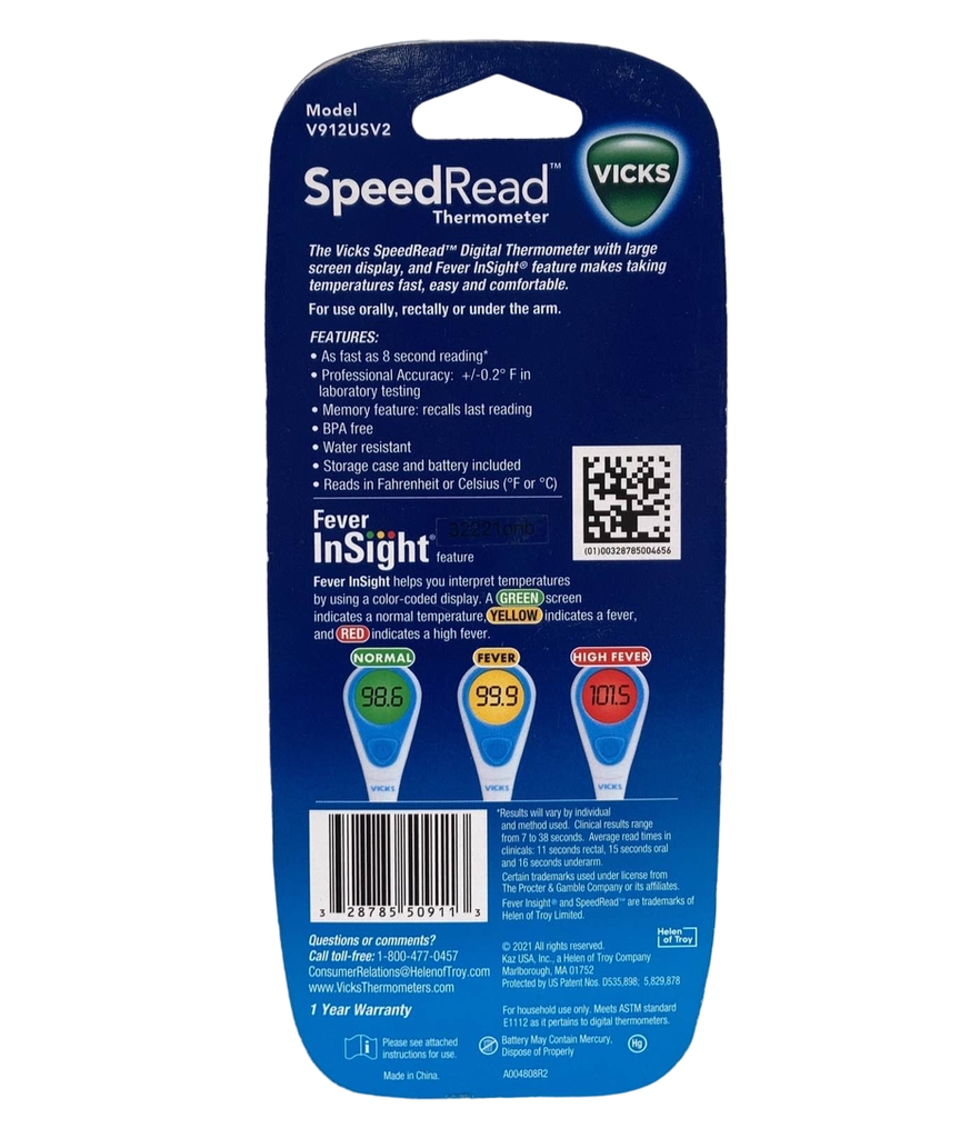 Vicks Speed Read Thermometer