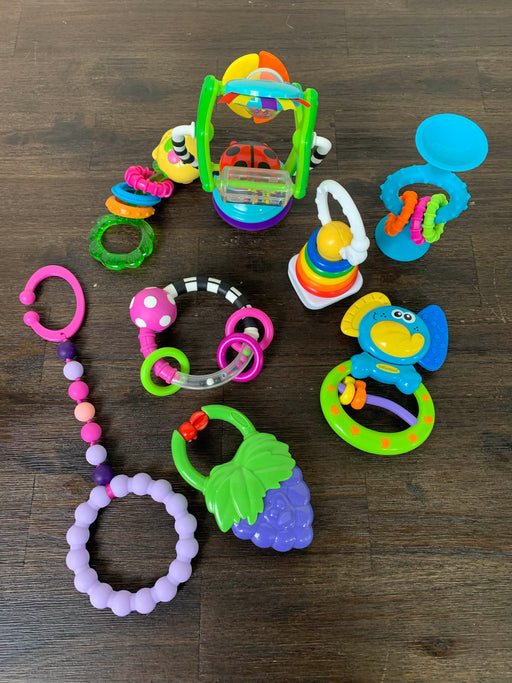 used BUNDLE Teething And Grasping Toys