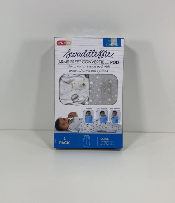 used SwaddleMe Arms Free Convertible Pod 2pk