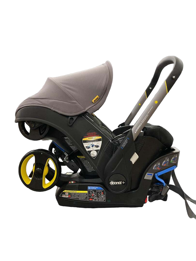 Doona Infant Car Seat & Stroller Combo, 2022, Grey Hound
