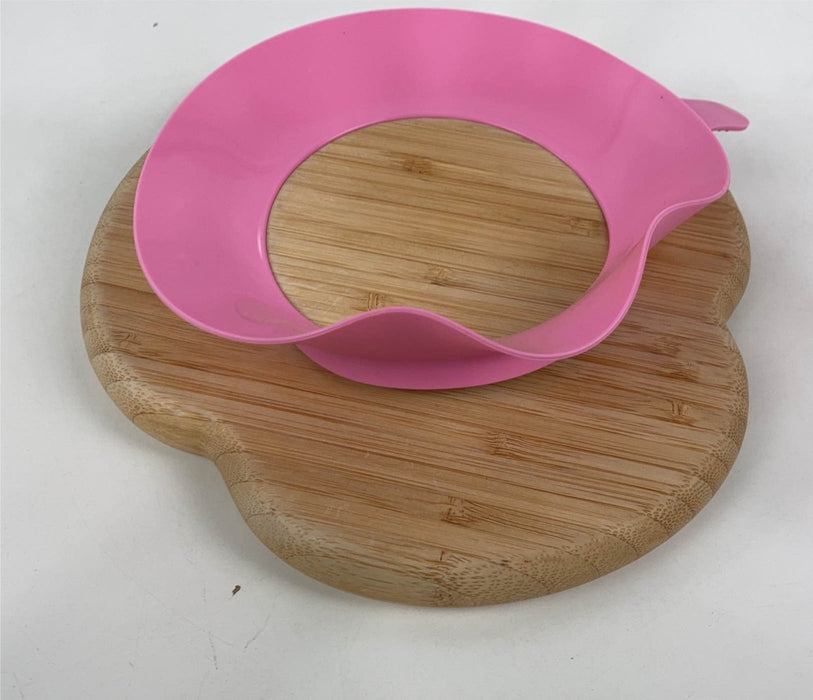 secondhand Bamboo Bamboo Baby Divider Plate With Suction