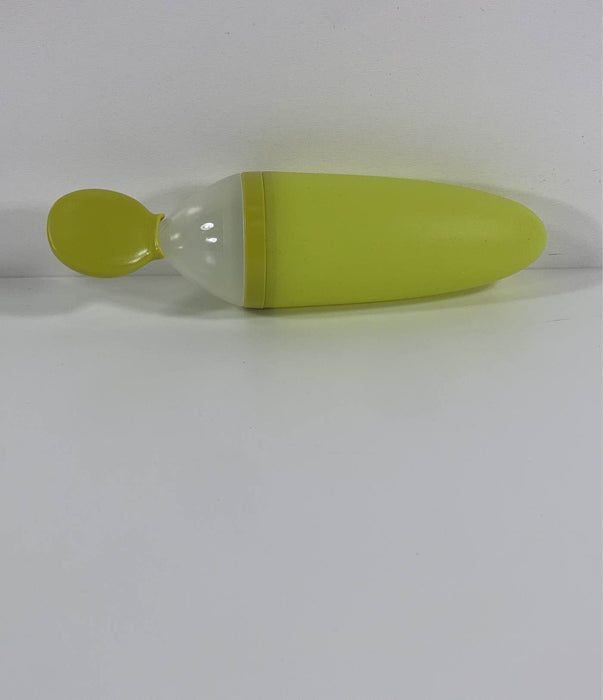 used Boon Squirt Silicone Baby Food Dispensing Spoon, Green