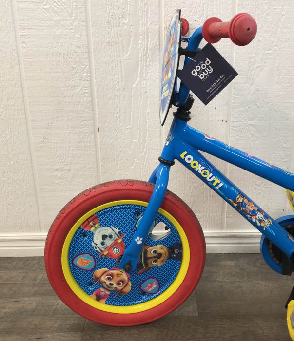 secondhand Nickelodeon PAW Patrol Kids Bike, 16"