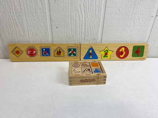 used BUNDLE Wooden Puzzles