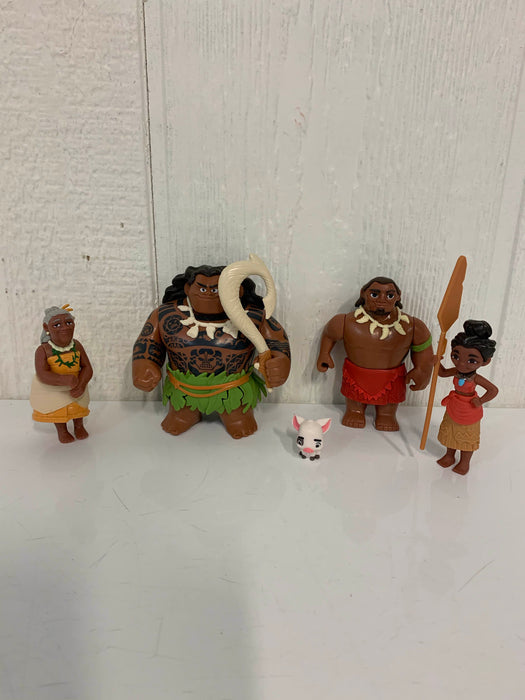 used Disney Moana Figure Set