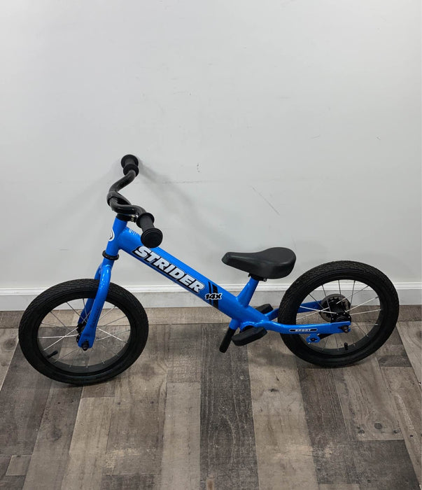 secondhand Strider 14x Balance Bike, Awesome Blue