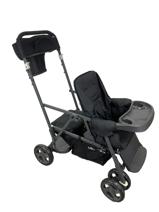 used Joovy Caboose Ultralight Graphite Stroller, 2021, Black