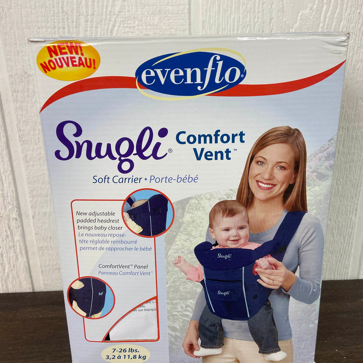 evenflo snugli baby carrier Evenflo Snugli Infant Soft Carrier, Comfort Vent