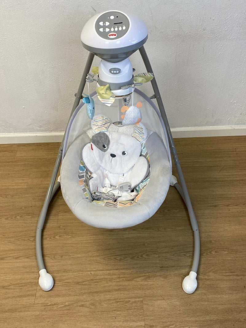 little snugapuppy fisher price cradle n swing sweet snugapuppy