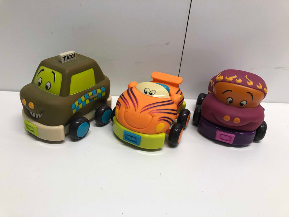 secondhand B. Toys Pull Back Toddler Cars